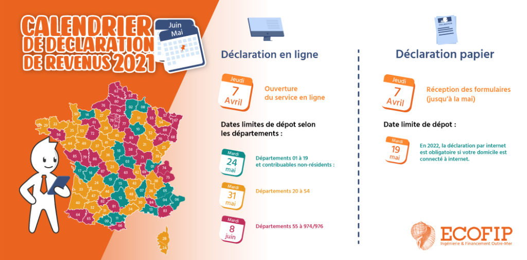 Dates limites de déclaration des revenus 2021 en 2022 - 
Déclarer sa Girardin industriel 2022